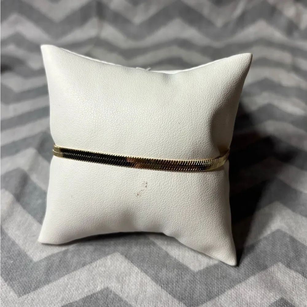 New! Gold Tone Dainty Bracelet Lobster Clasp & Extension